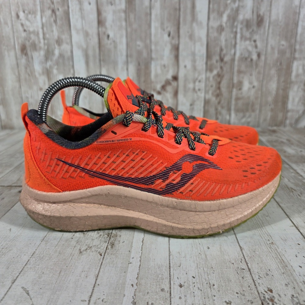 Saucony Endorphin Speed 2 Womens Orange Running Shoes S10688-45 Size 8